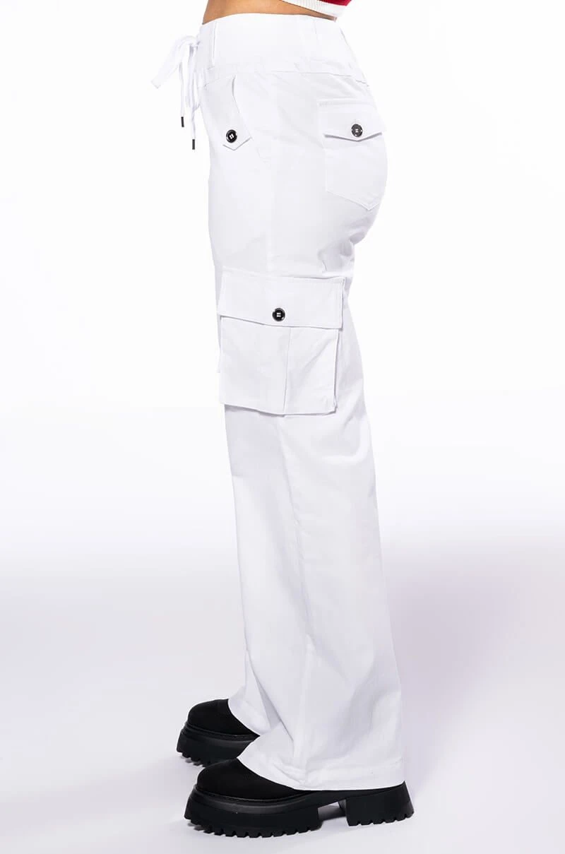 PARKER WIDE LEG CARGO PANTS - Image 4