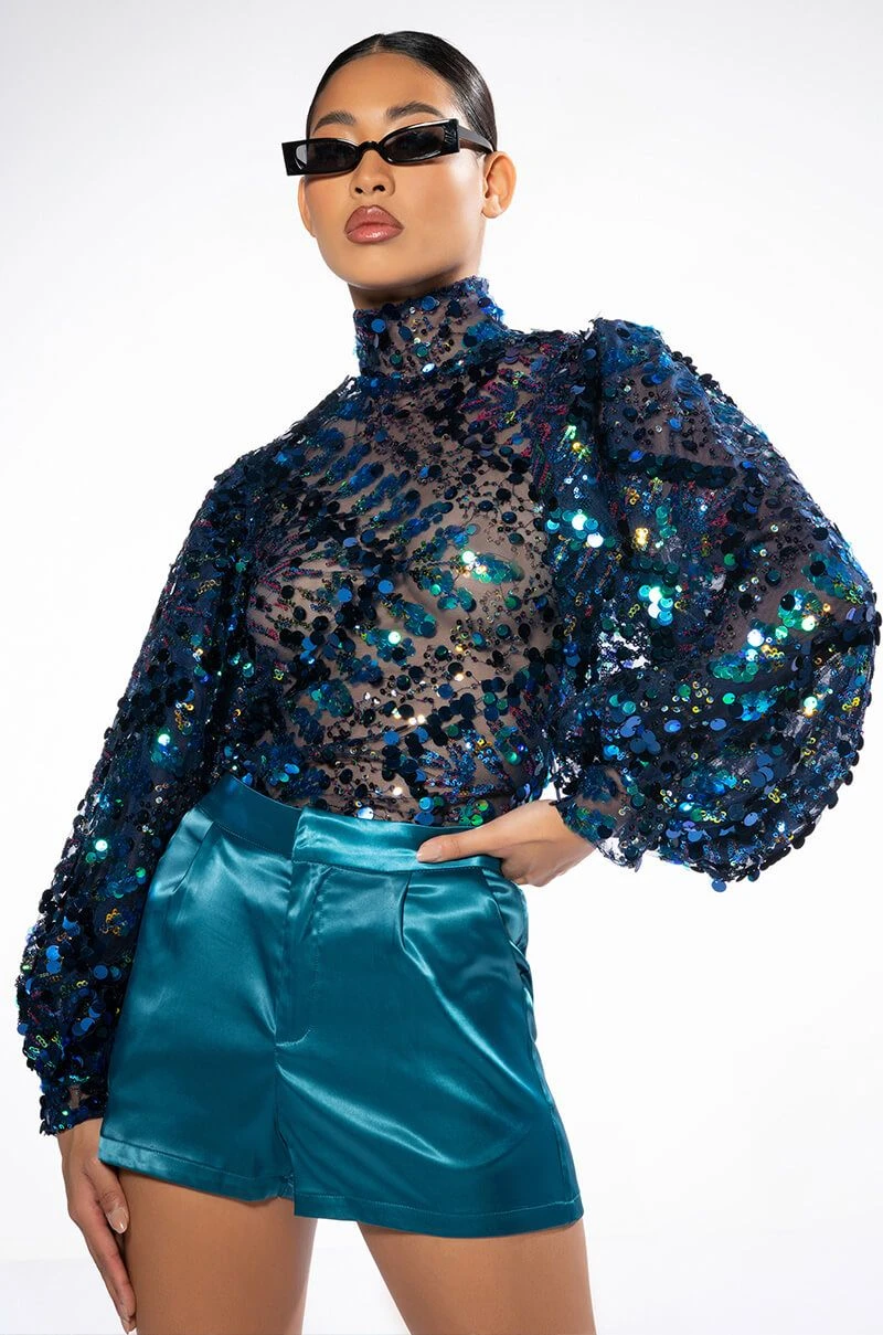 PASSIONE SATIN SHORTS - Image 3