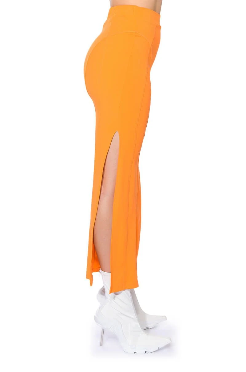 PRETTY GIRL DOUBLE SLIT MAXI SKIRT - Image 5