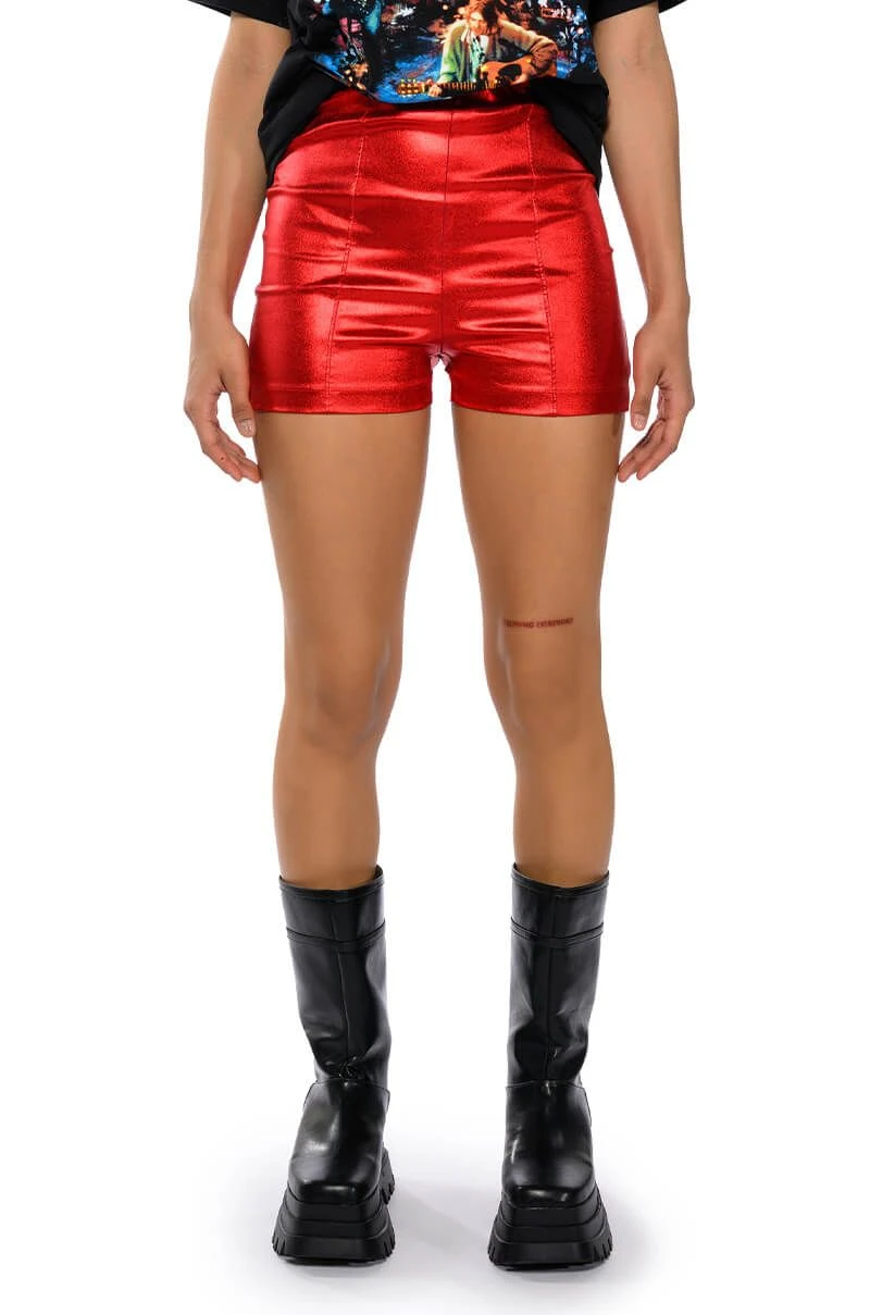 SEXY HOT PANT FAUX LEATHER FASHION SHORT SEXY HOT PANT FAUX LEATHER FASHION SHORT -FootJoy Store sexy hot pant faux leather fashion short red 1 1
