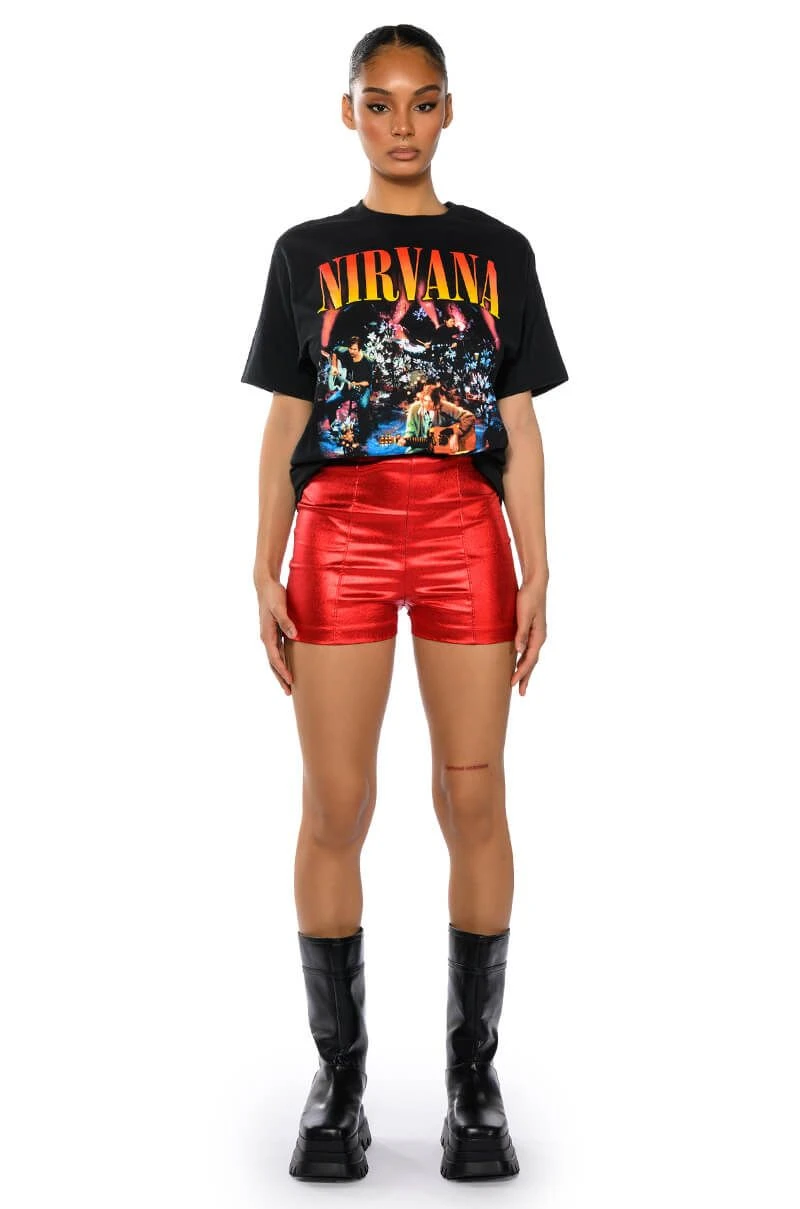 SEXY HOT PANT FAUX LEATHER FASHION SHORT SEXY HOT PANT FAUX LEATHER FASHION SHORT -FootJoy Store sexy hot pant faux leather fashion short red 4 4