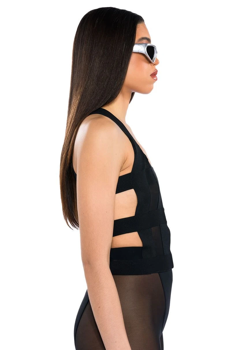 SNEAKY LINK BANDAGE CUTOUT TANK - Image 5