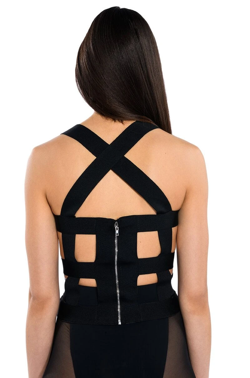 SNEAKY LINK BANDAGE CUTOUT TANK - Image 6