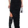 TALK ABOUT IT RUCHED MAXI SKIRT