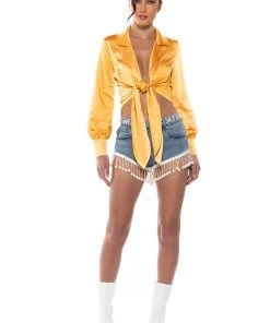 THE WORLD IS YOUR OYSTER PEARL TRIM DENIM SHORTS -FootJoy Store the world is your oyster pearl trim denim shorts medium blue denim 3 3