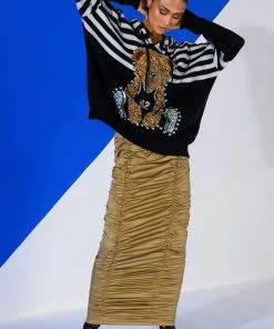 TOP OF THE WORLD CINCHED MAXI SKIRT