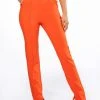 YES PLEASE HIGH RISE STRAIGHT LEG ANKLE SLIT TROUSER